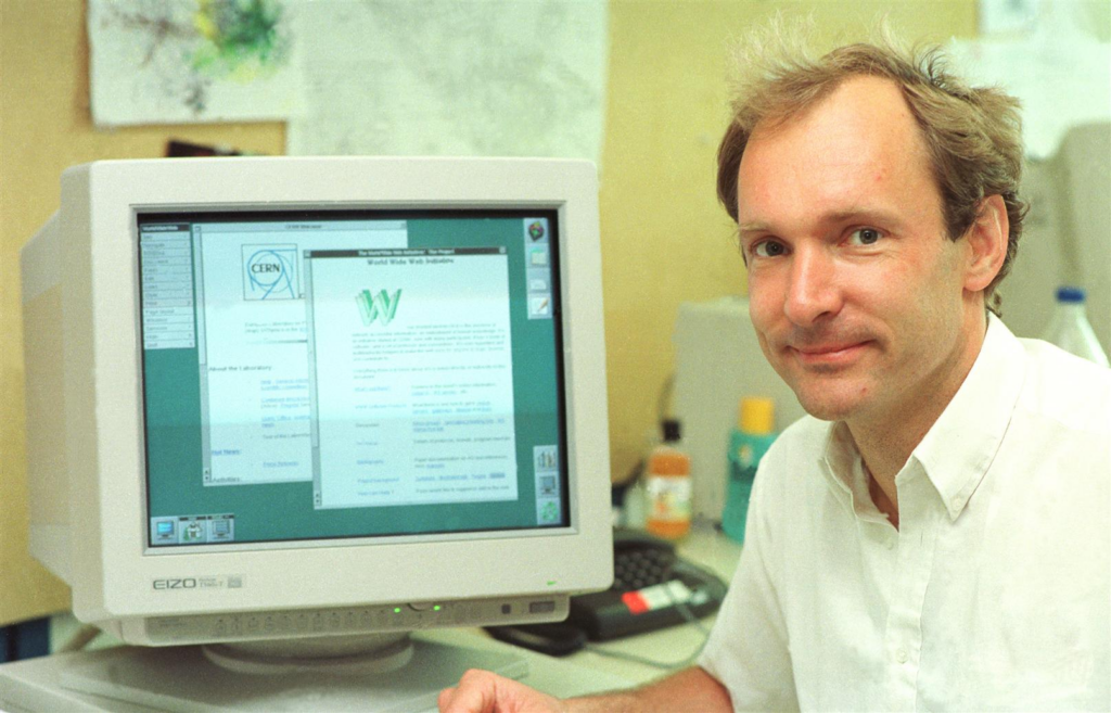 Sir Tim Berners Lee at CERN